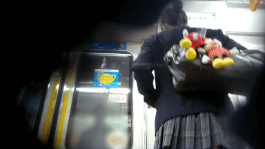【小柄/追尾】校門を出てから約15分後。偶然装い距離詰め瞬撮