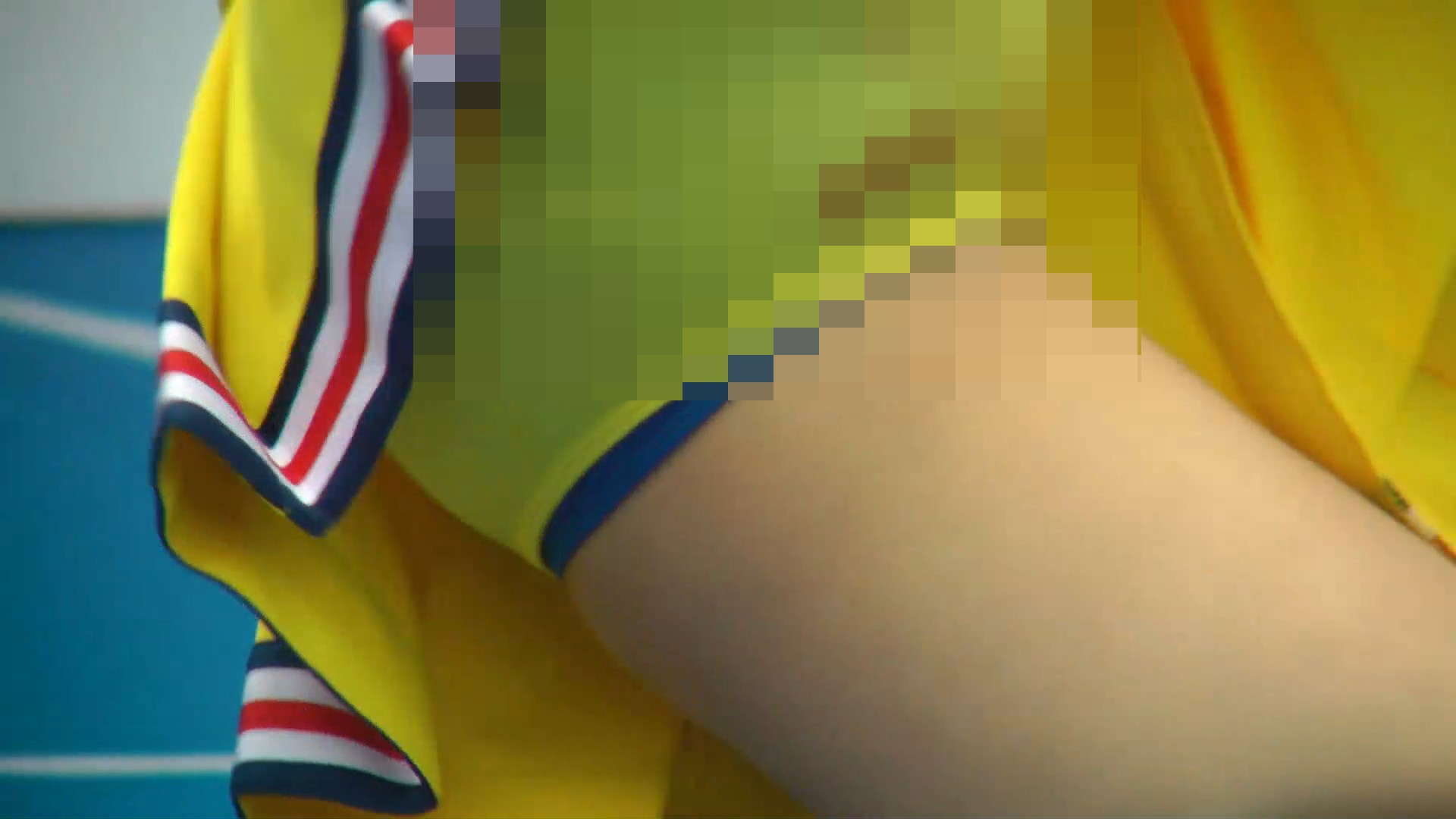 【再販】なにわガールズ1138 黄色と青のアンスコに心が乱れまくり! 黄色と青は勇気の印!