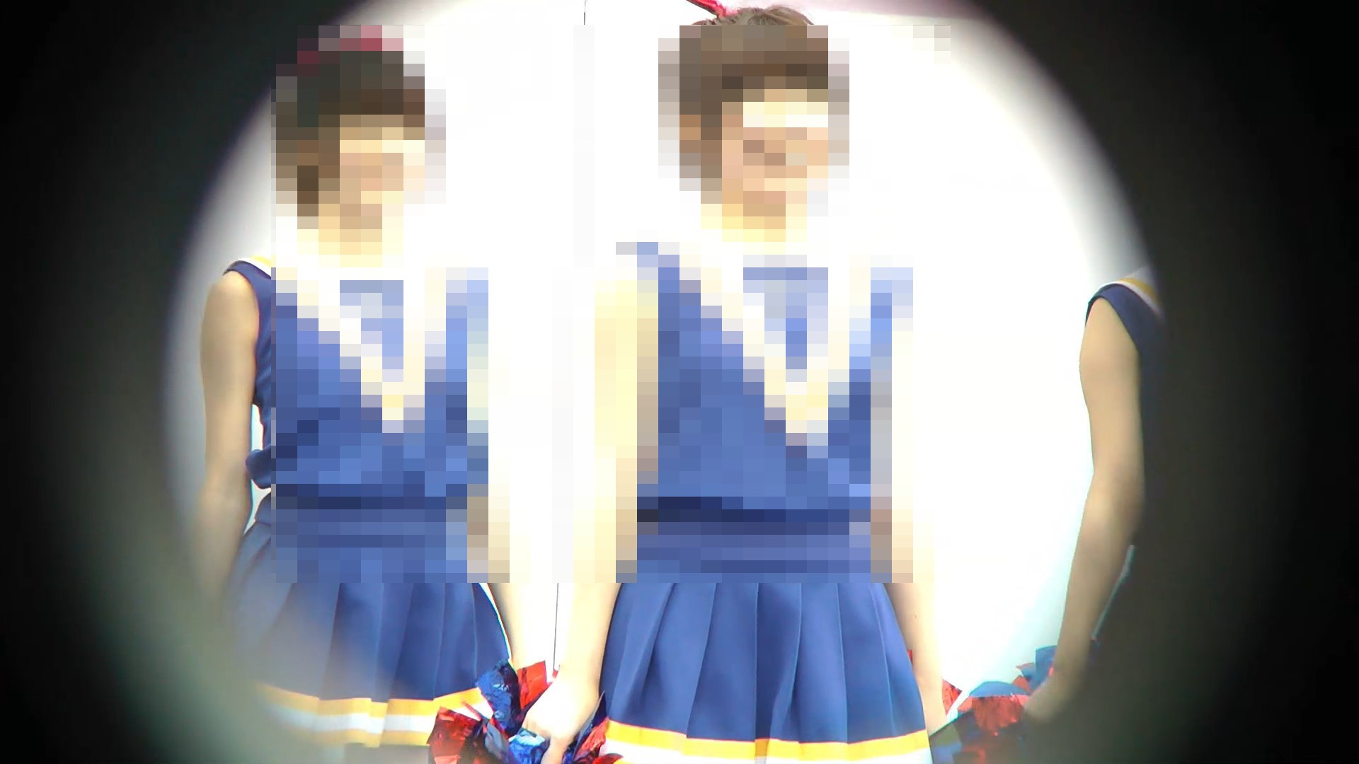 【再販】なにわガールズ1138 黄色と青のアンスコに心が乱れまくり! 黄色と青は勇気の印!