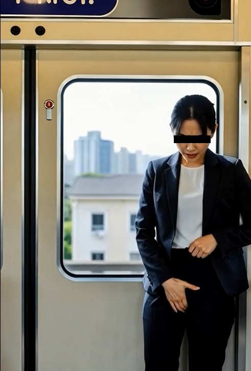 AIフェチ女子シリーズ第2弾 ~電車編~