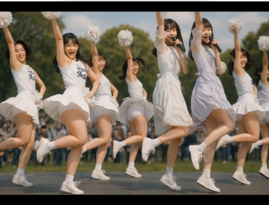 【AI動画】アイドル on ステージ with Star Mates(第一部)アンスコ丸見え