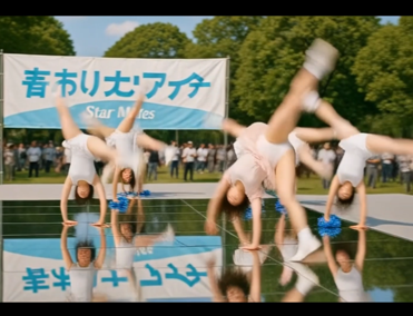 【AI動画】アイドル on ステージ with Star Mates(第一部)アンスコ丸見え