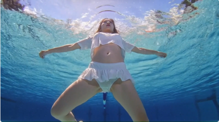 Star Matesの夏合宿番外編・プールで撮影でアンスコ・乳首が丸見え