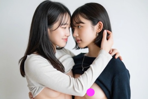 美少女たちの純真と背徳の境界線。