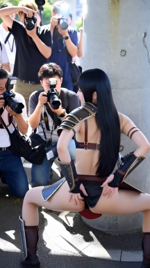 【動画】コスプレイヤーパンティ・尻フェチVer./エッチなコスプレイヤーたちが大胆に見せつけ
