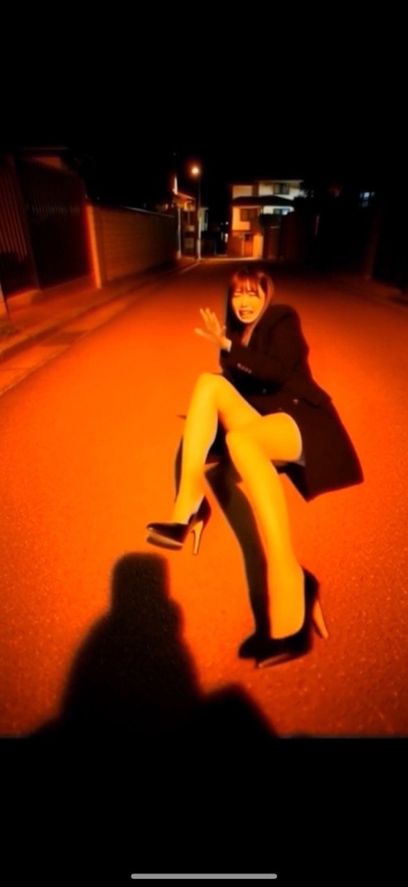 夜道ストーキング