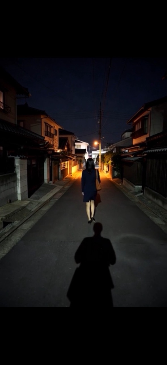 夜道ストーキング