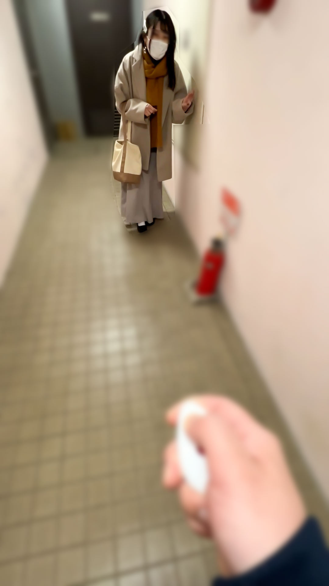 【とびっこデートvol.1】出会い系アプリで知り合った黒髪美女とガクガクお散歩デート