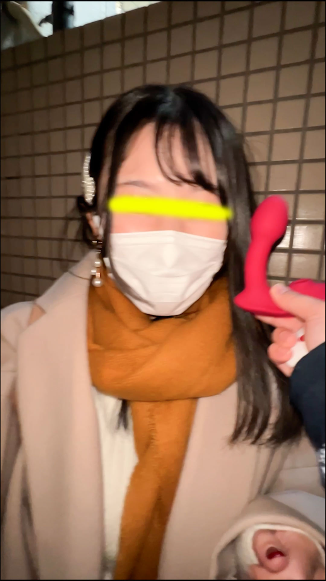 【とびっこデートvol.1】出会い系アプリで知り合った黒髪美女とガクガクお散歩デート