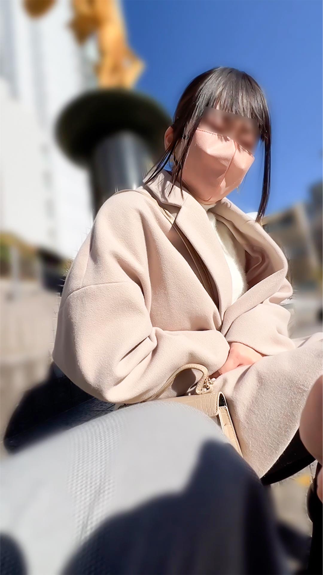 【とびっこデートvol.2】出会い系アプリで知り合った巨乳オタ系美女とお散歩デート