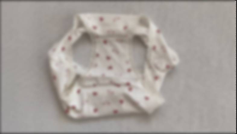 【「スカートの中」シリーズのショーツを公開・解説!】#2 ハート柄の白のコットン系ショーツ