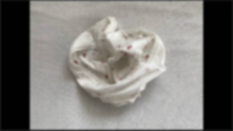 【「スカートの中」シリーズのショーツを公開・解説!】#2 ハート柄の白のコットン系ショーツ