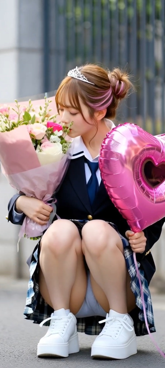 【動画】H学園卒業式■ヤリマンJKたちのパンチラ&ベロチュー祭り