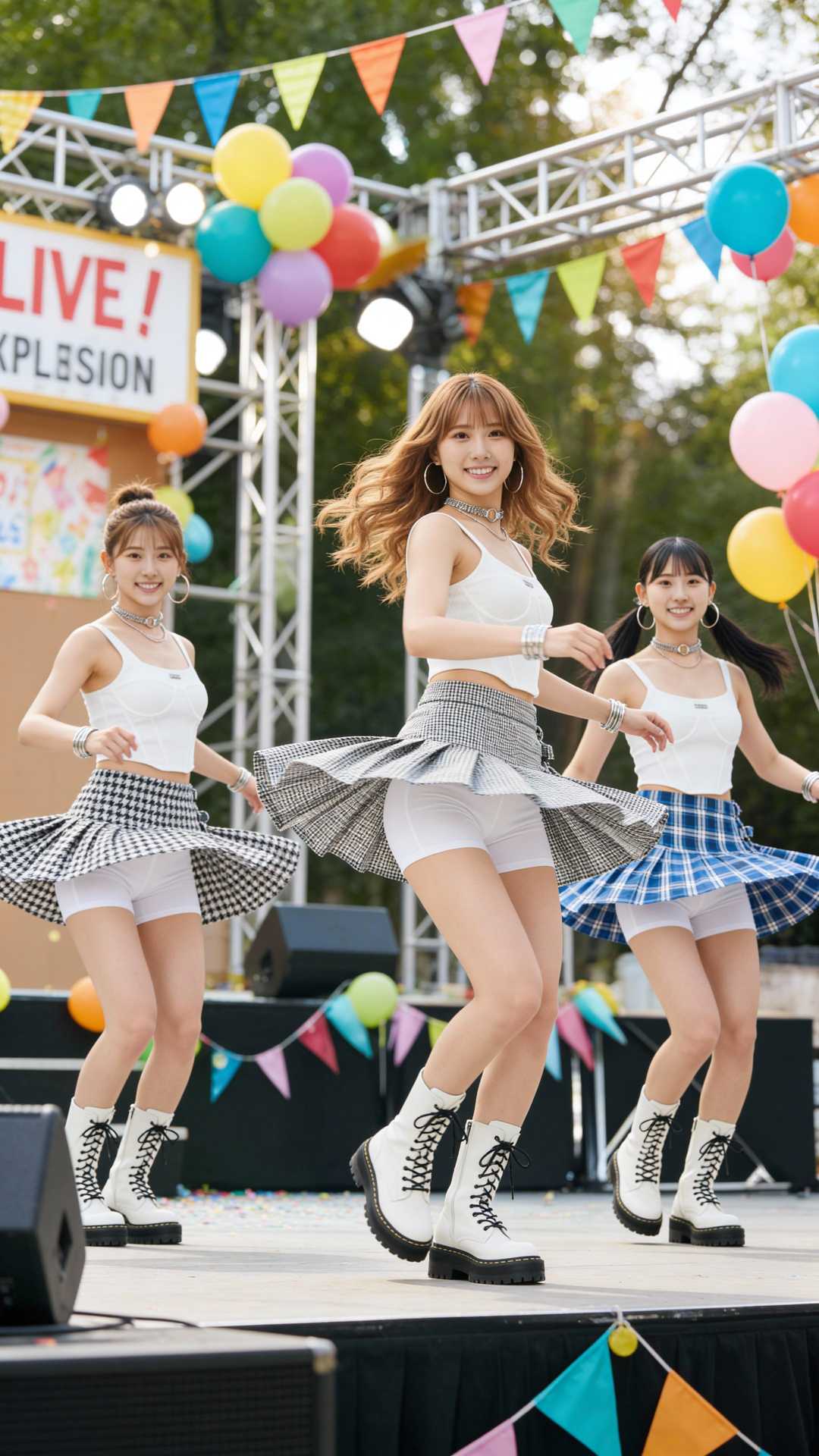 【チアマニア垂涎】【動画付】栞の母校文化祭SP!チアダンスOGユニットの全力ステージSP【写真93枚+動画2本】