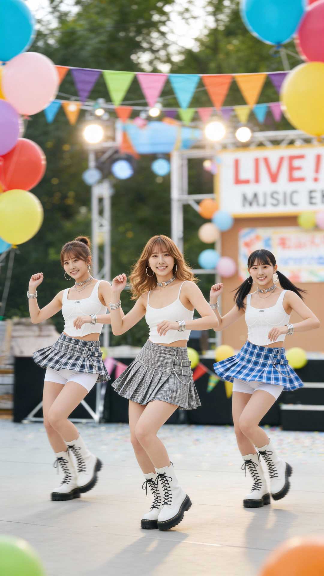 【チアマニア垂涎】【動画付】栞の母校文化祭SP!チアダンスOGユニットの全力ステージSP【写真93枚+動画2本】