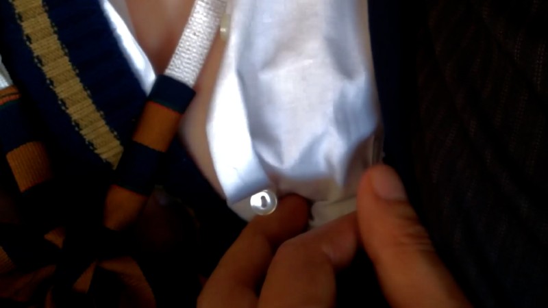 【再販】本物の満員電車に突撃!制服少女1号