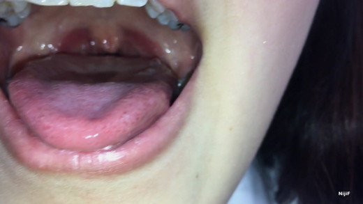 【再販】【リアル素人】白シャツOLの口内詳細観察 - 治療跡/舌表裏/のどちんこまで完全収録