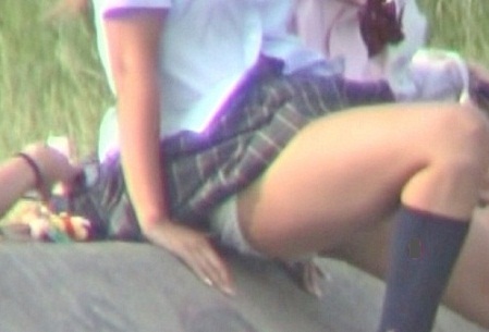 【再販】J○ ギャル集団 パンチラ