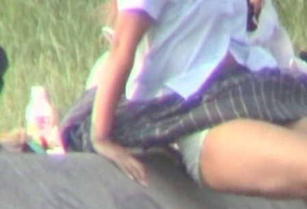 【再販】J○ ギャル集団 パンチラ