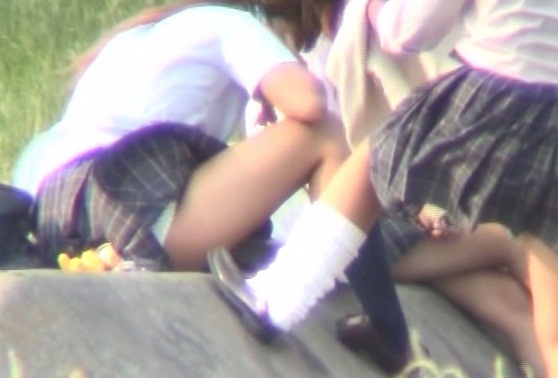 【再販】J○ ギャル集団 パンチラ