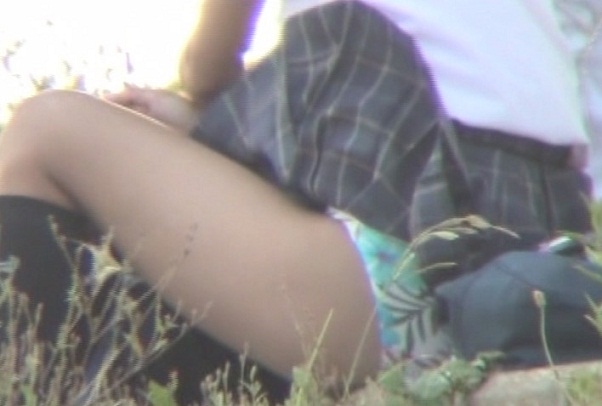 J○ 強風 モロめくれ パンチラ