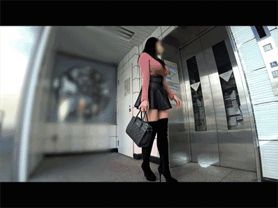 【着衣:レザーフレアスカート・ニーハイ】スタイリッシュ&グラマー!顔・乳・脚・尻全て最高の超~絶我儘ボディー美女!