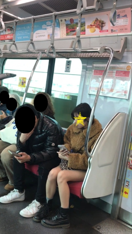 美脚モデル!?のような彼女至近距離ﾛｯｸｵﾝ！