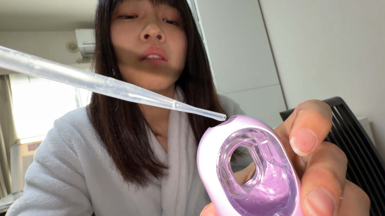 【再販】【個人撮影】八森わか菜の口内汚汁を加湿器で噴霧してみた!