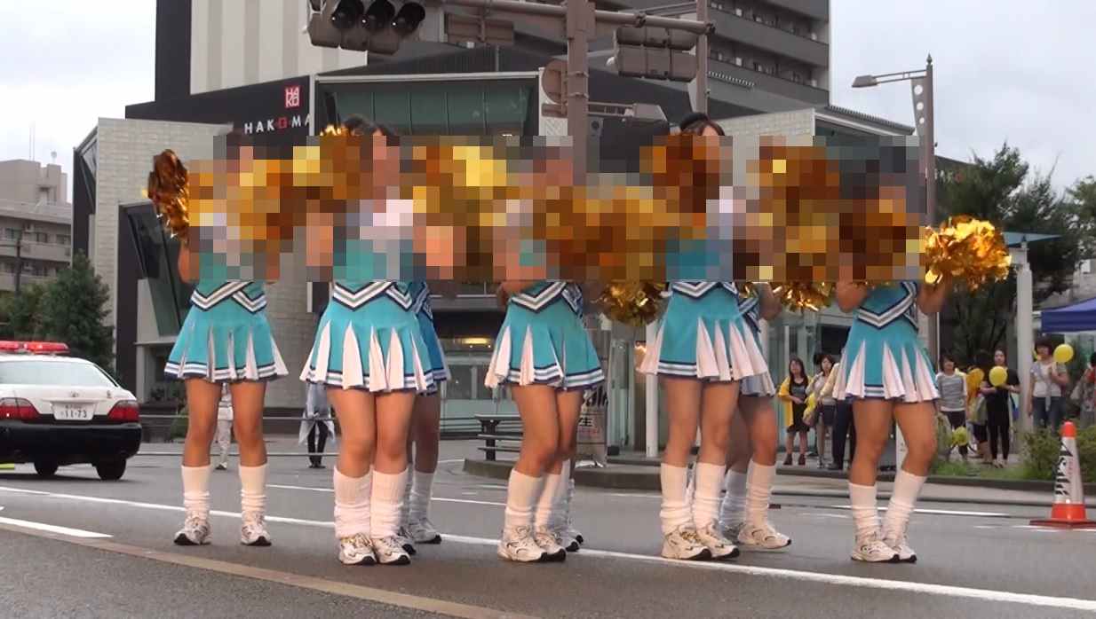 JKチアリーディング６　チアのソックスはルーズでもいいんじゃない