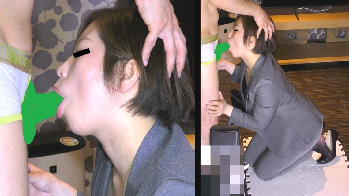 【再販】【三十路パンツスーツ★黒ストOL】【初S〇X!】【口内射精】【ア〇ル】【感度MAX】パンスト美女の足指を舐めつくす!まき31才