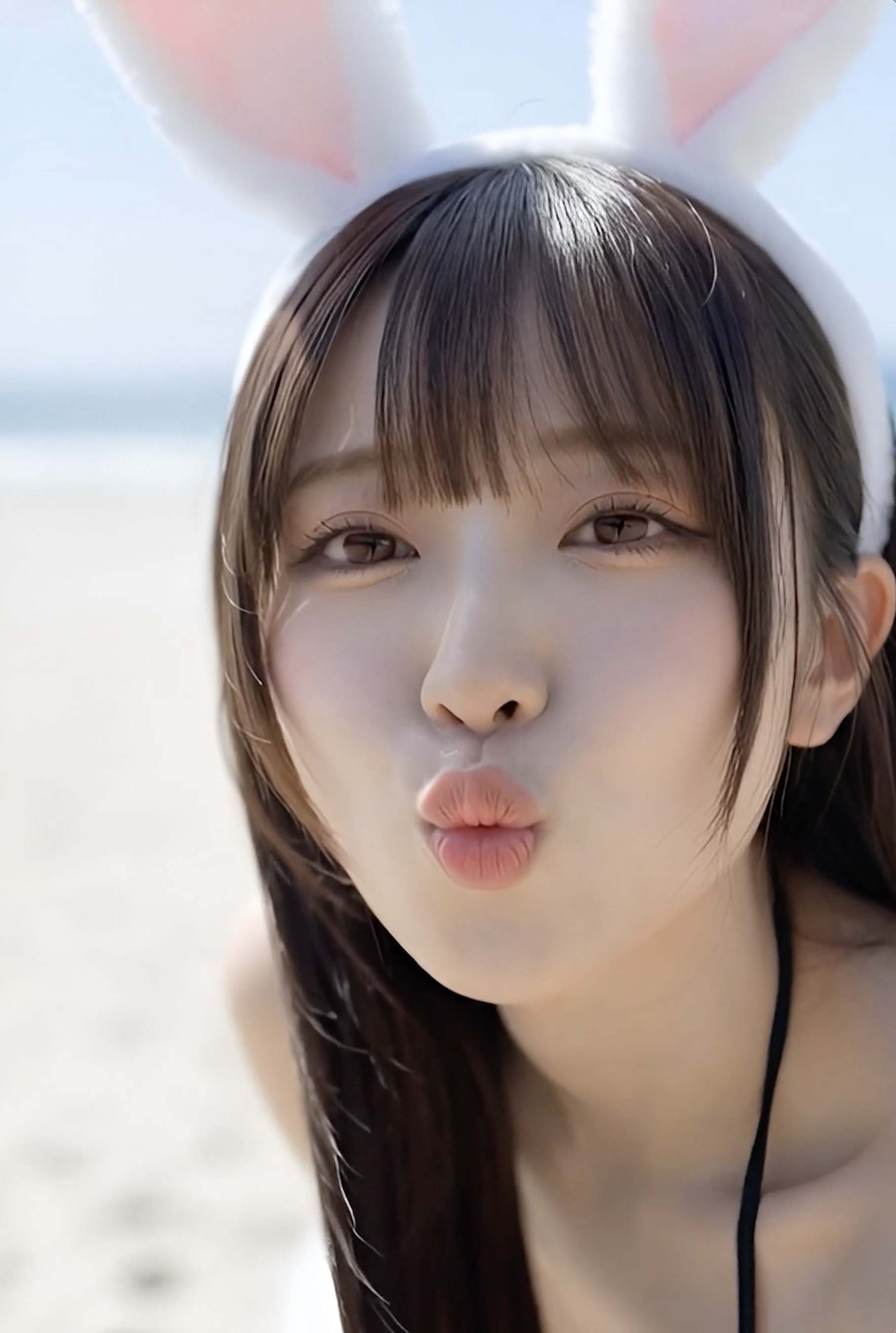 【フェチ動画】偶然が産んだ奇跡!ついに登場した表情や仕草が堪らないガチで可愛いAI美少女コスプレイヤー ラビットちゃん