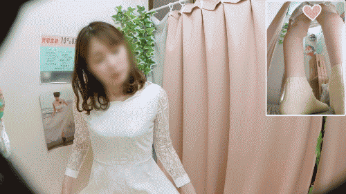 歌のお姉さん系美女の 絶壁胸板にそびえるデカTKB 僕のお店の試着室608
