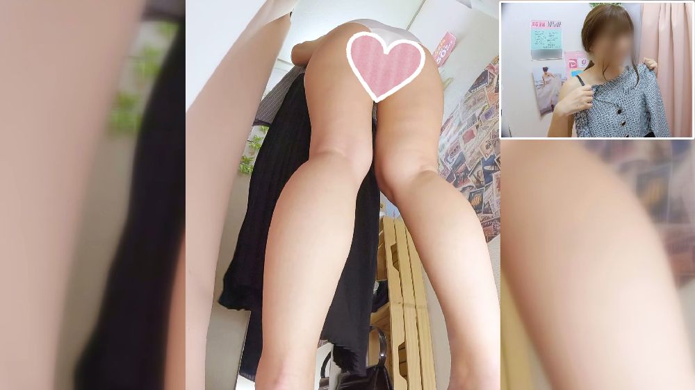 エステティシャン風美女の コーヒー豆みたいな陥没乳首 僕のお店の試着室609