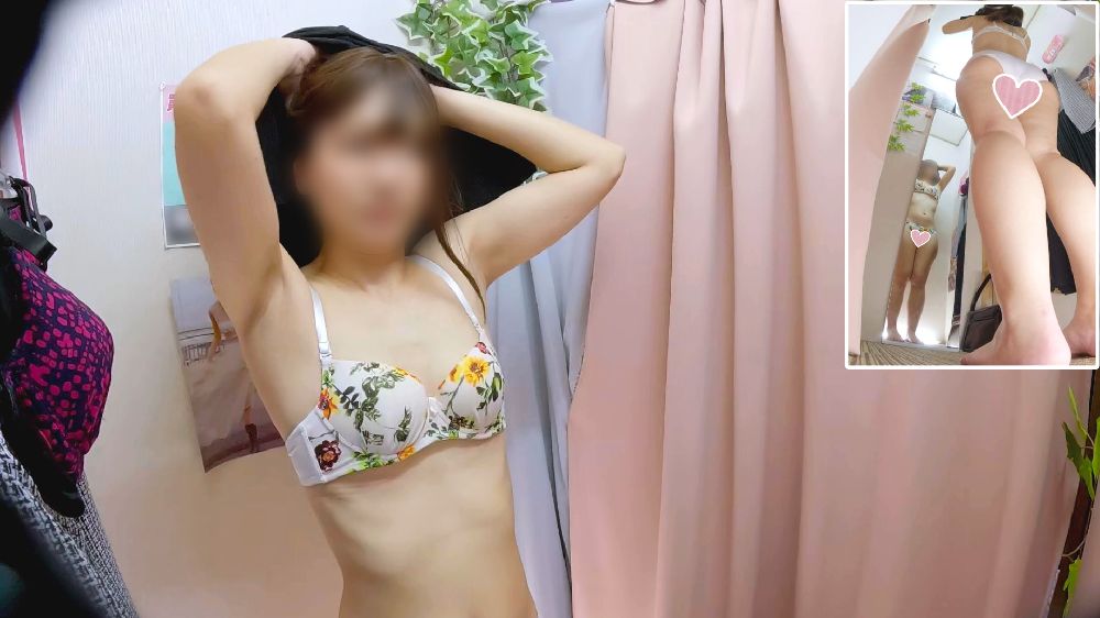 エステティシャン風美女の コーヒー豆みたいな陥没乳首 僕のお店の試着室609