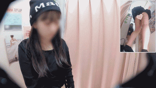 でぃ～娘が隠し持っていた哺乳瓶タイプの白もち完璧でかおっぱいに完敗　僕のお店の試着室637
