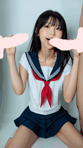 【動画】ガマンできないカップルたち②　 ～プリクラ フェラチオ 制服女子編～