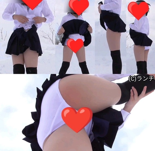 まいちゃん◯1さい【超ミニスカ少女を公園の広場で撮影しました。 公園パンモロ撮影