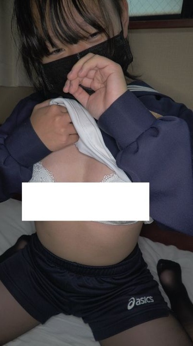 【再販】芋娘♪黒タイツにバレー短パンなど複数種類の短パン撮影 154