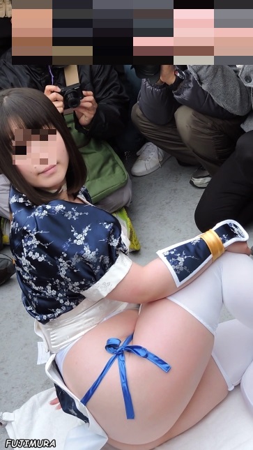【再販】巨乳おっぱいTバック巨尻丸出し乳輪?コスプレ2017冬【動画】3作品セット 3838 3844 3846