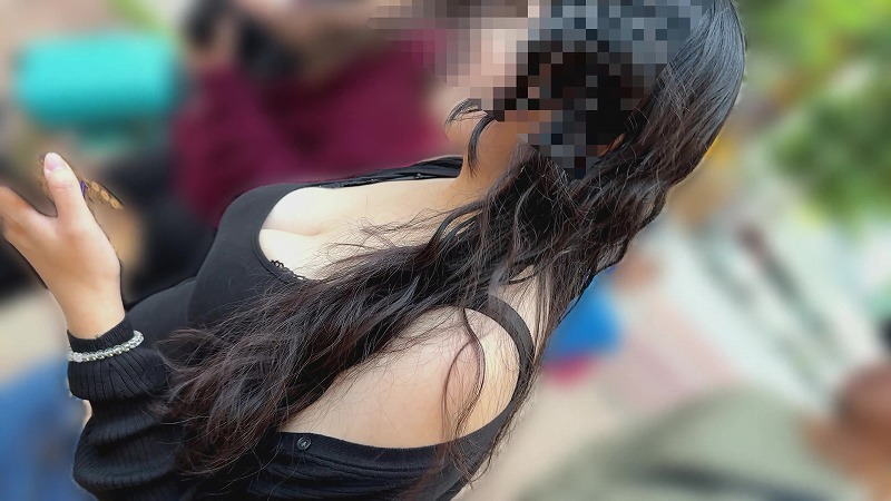 【再販】えげつない谷間(*´Д`)ハァハァ巨乳ギャルの胸チラ動画