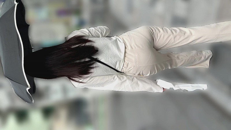 【再販】清楚系OLさんのセクシーなフリル付パンティーのPライン(/ω\)