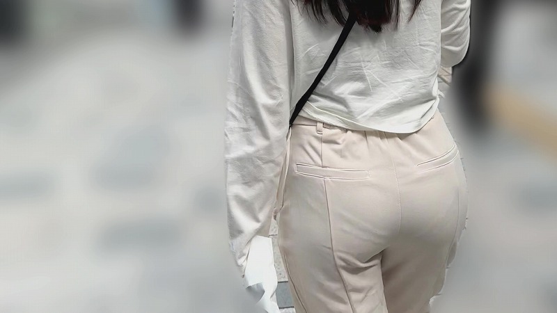 【再販】清楚系OLさんのセクシーなフリル付パンティーのPライン(/ω\)