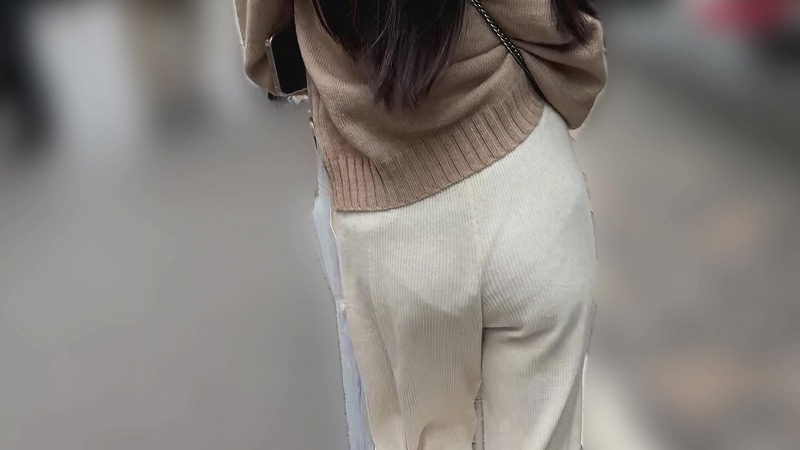 【再販】薄手のニットパンツからの～Pライン