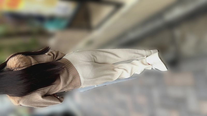 【再販】薄手のニットパンツからの~Pライン