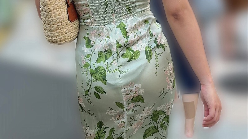 【再販】凄いよ!ドレス系ワンピからパンティーが透けてます(/ω\)