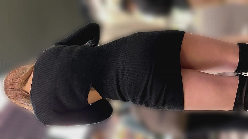 【再販】エッチなボディコンワンピを着たギャルの・・・(/ω\)