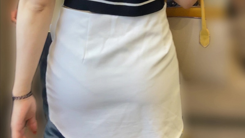 【再販】ギャルバ店員のPライン動画(/ω\)