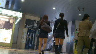 ガチ84【60fps】6人のスカートの中を見る!9分29秒