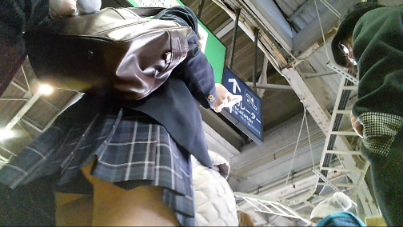 ガチ103【60fps】超尺48分!5人収録!生パン3黒パン2ミニスカ内をずっと見る