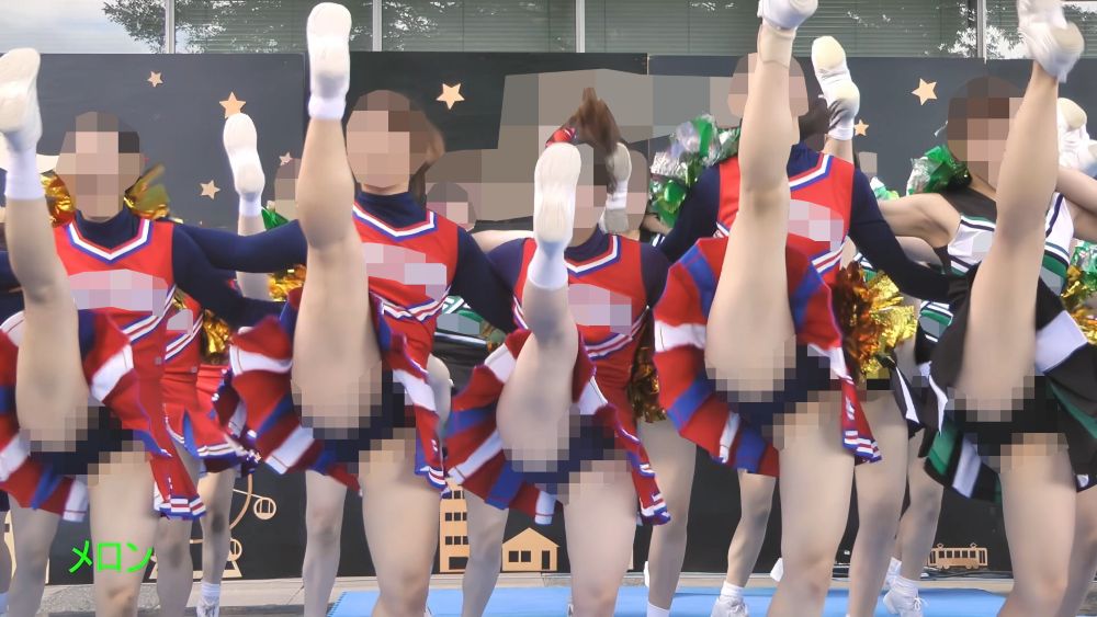 祭りだチア vol.102 JDチアのラインダンス こんなの見たかった！圧巻のハイキック10連発！！